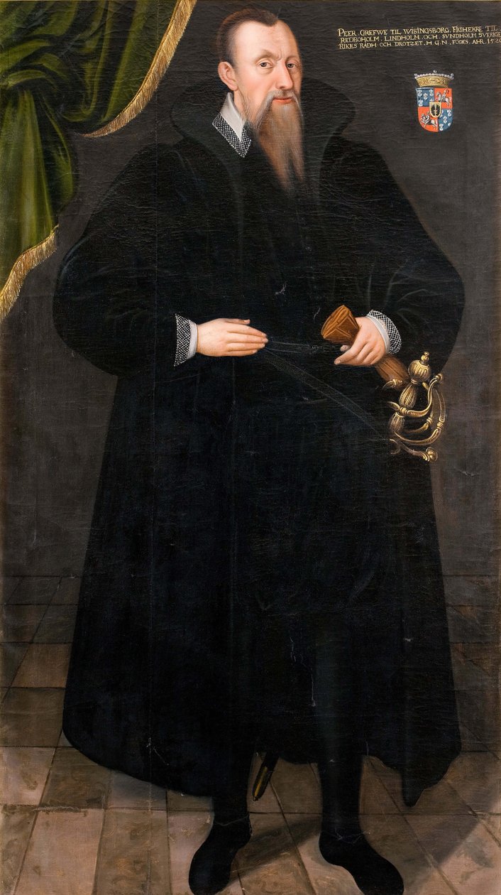 Foot Brahe den eldre 1520–1590, av 1581. av Johan Baptista van Uther