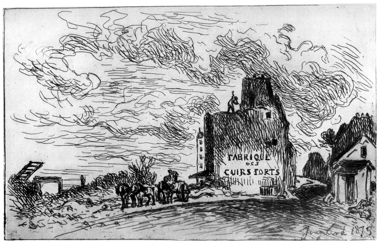 Riving, c1840-1890 1924 av Johan Barthold Jongkind