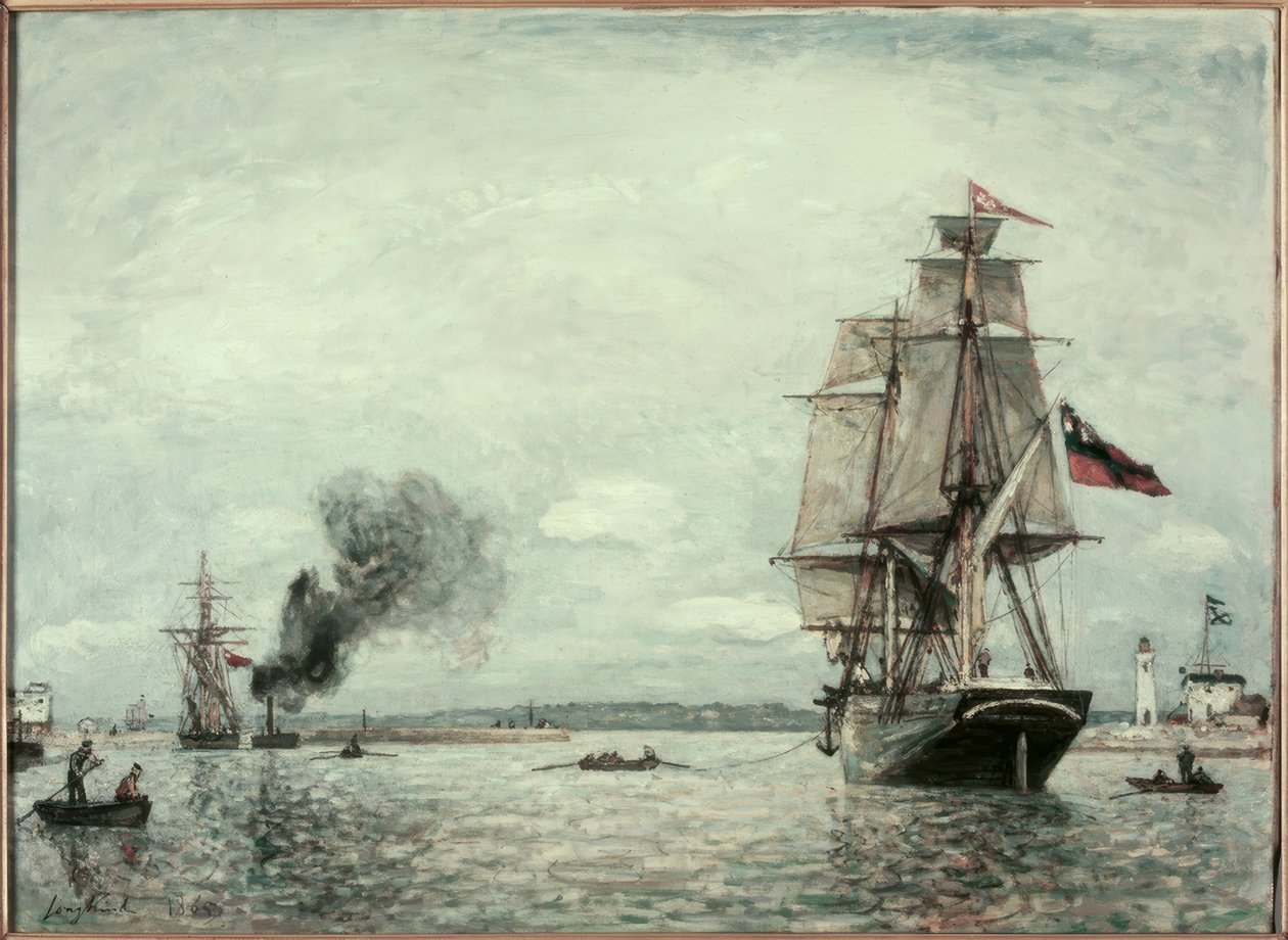 Marine av Johan Barthold Jongkind