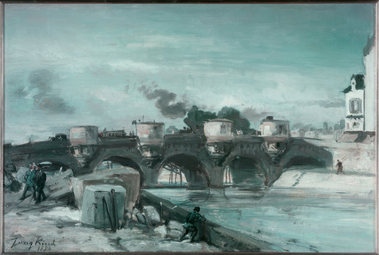 Paris, Pont Neuf av Johan Barthold Jongkind