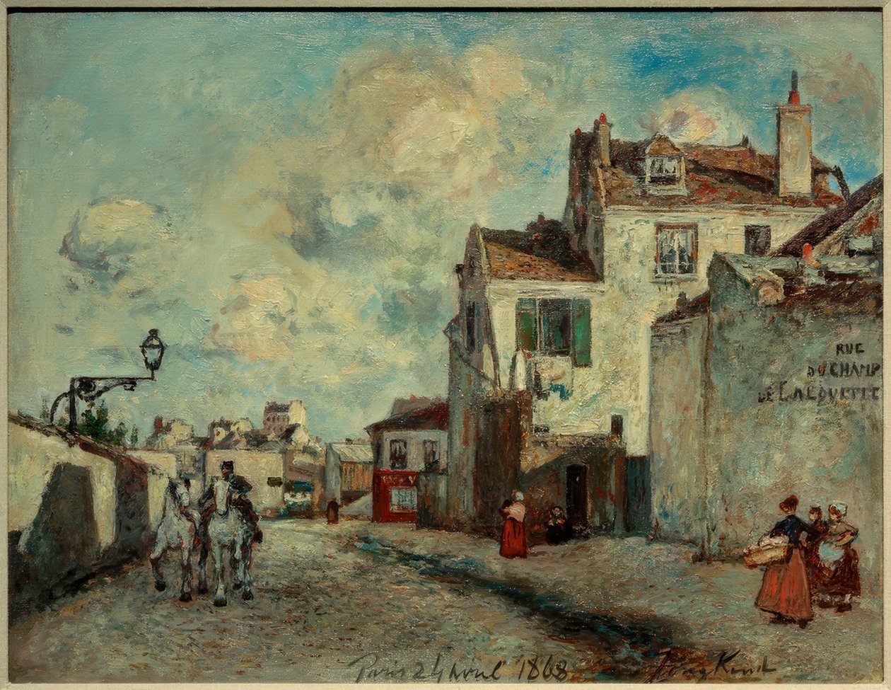 Rue du Champ-de-Alouette av Johan Barthold Jongkind
