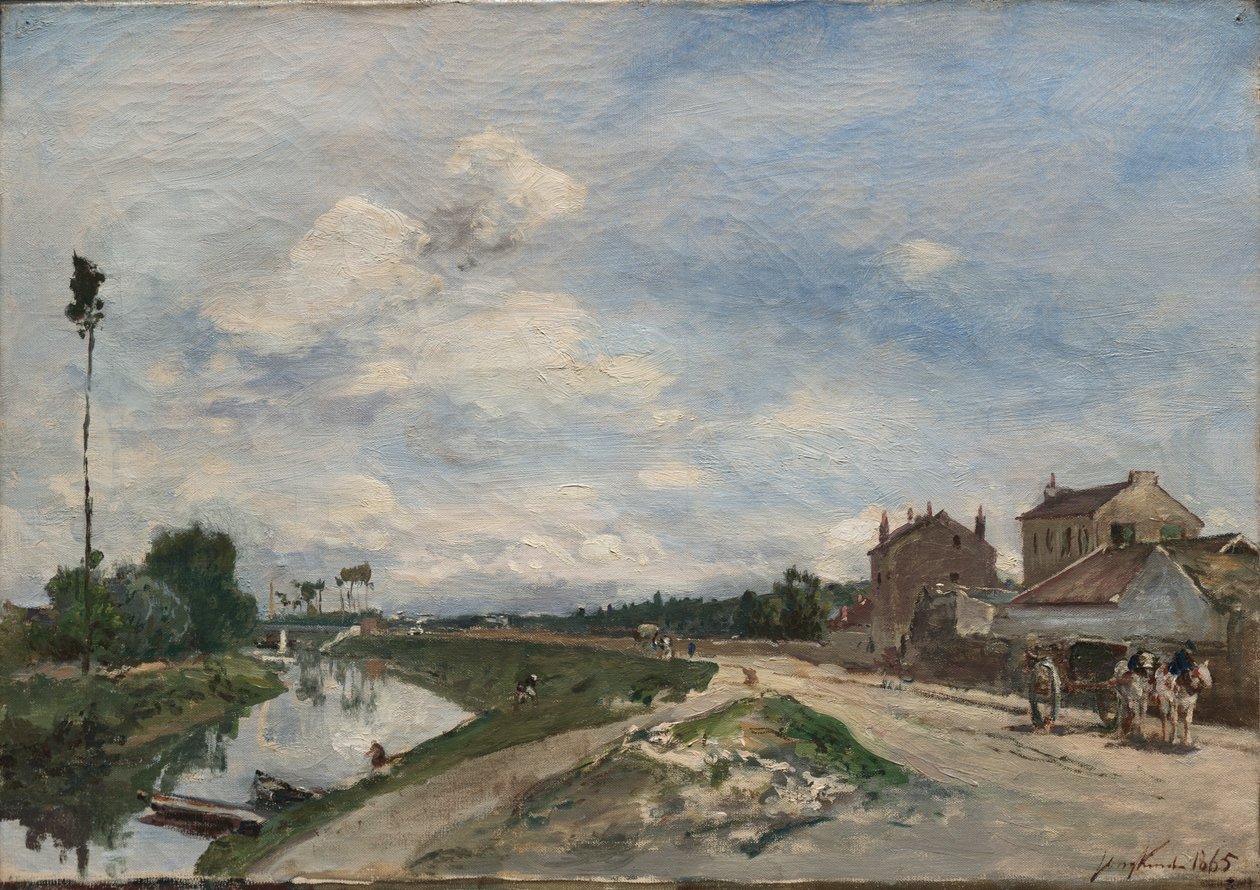 Seinen ved Bas Meudon av Johan Barthold Jongkind