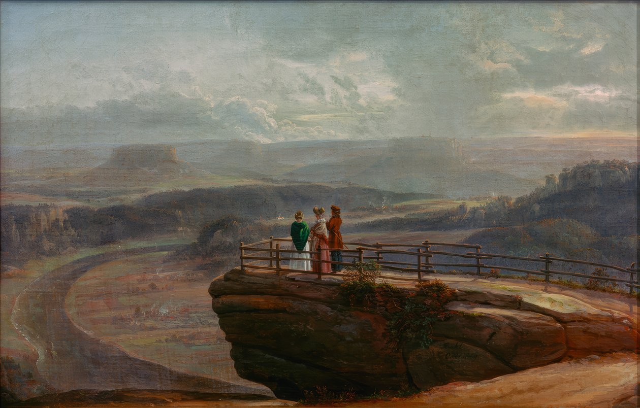 Utsikt fra bastionen av Johan Christian Dahl