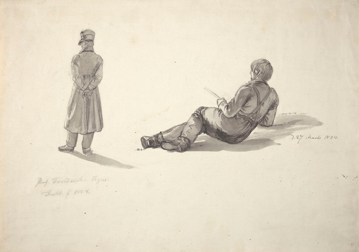 Caspar David Friedrich; fisker av Johan Christian Dahl