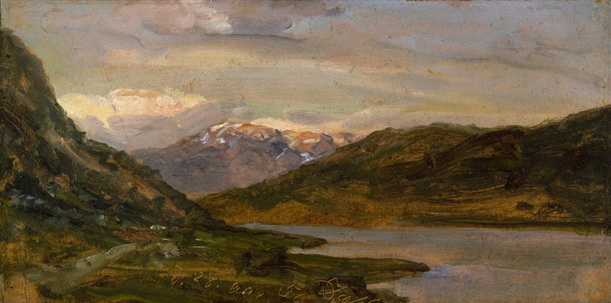 Fra Nystuen på Filefjell av Johan Christian Dahl