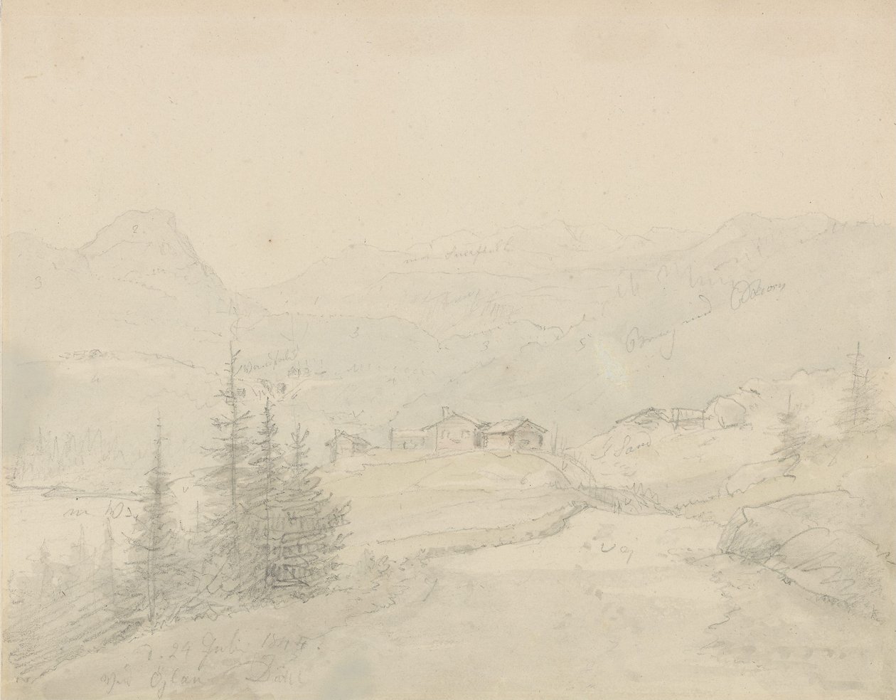 Fra Øylo i Valdres av Johan Christian Dahl