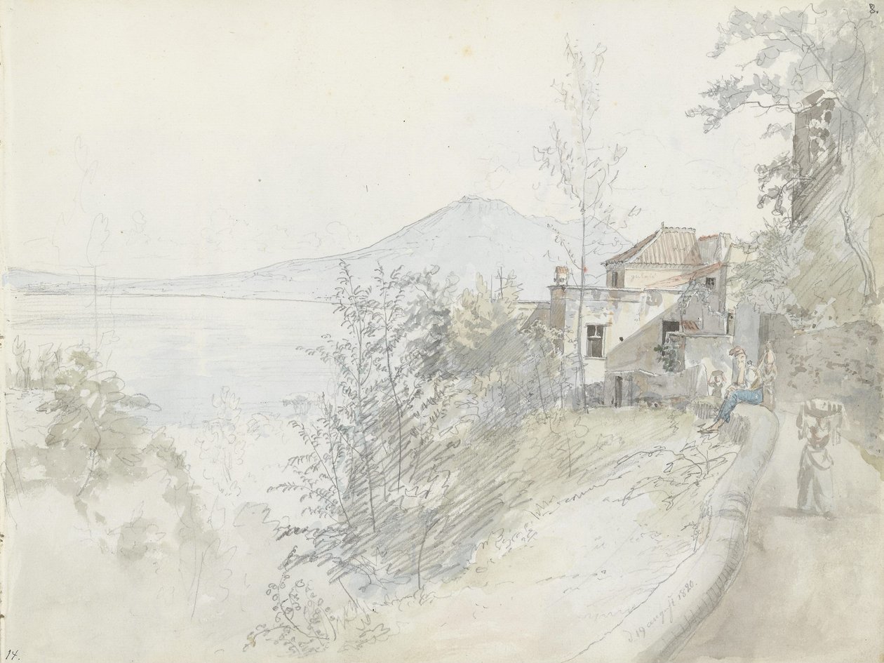 Fra omegnen av Castellammare av Johan Christian Dahl