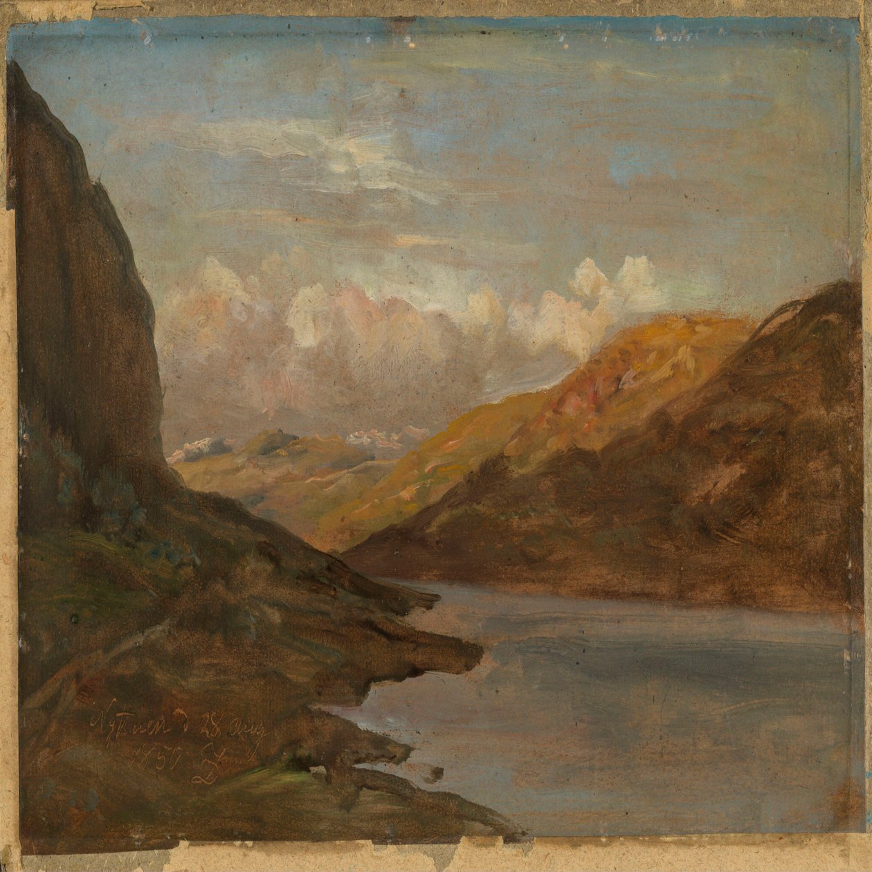 Landskap ved Nystuen i Filefjell av Johan Christian Dahl