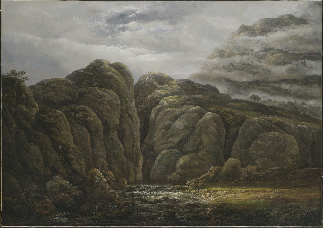 Norsk fjellandskap av Johan Christian Dahl