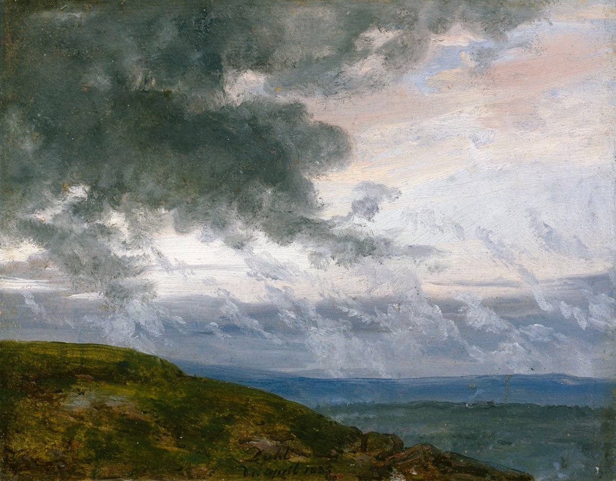 Stormskyer av Johan Christian Dahl