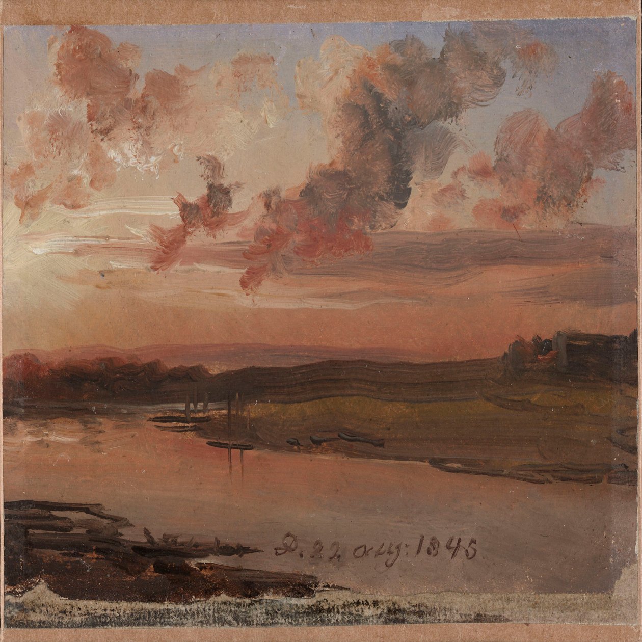 Elben om kvelden av Johan Christian Dahl