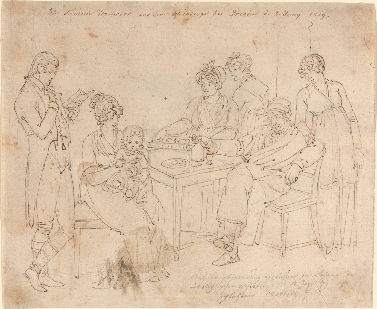 Familien Nauwerk av Johan Christian Dahl