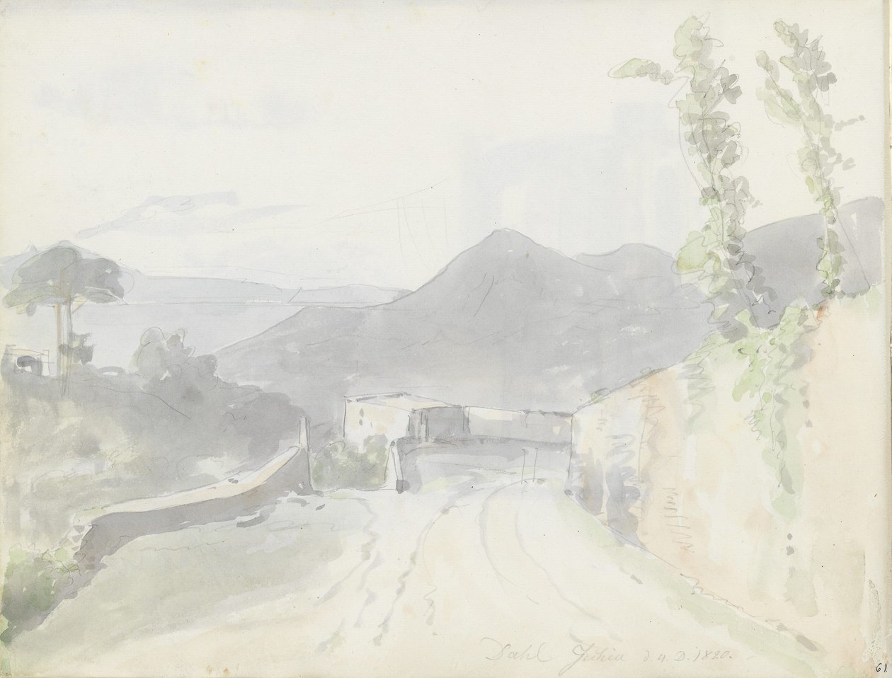 Ved Casamicciola, Ischia av Johan Christian Dahl
