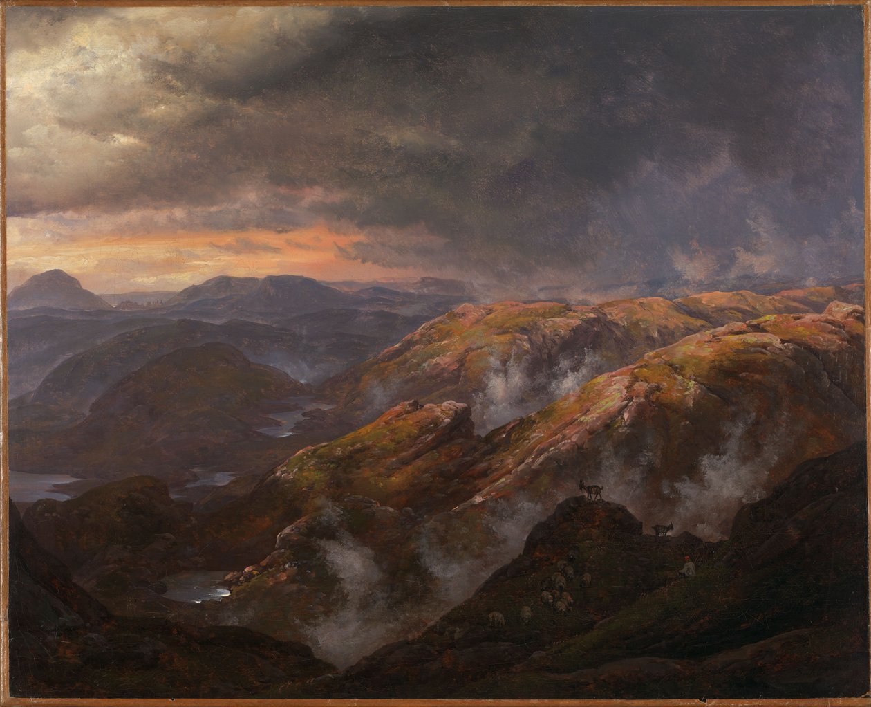 Utsikt fra Lyshornet av Johan Christian Dahl