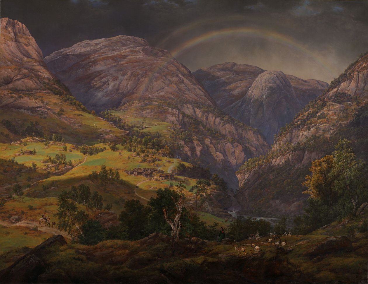 Utsikt fra Stalheim av Johan Christian Dahl