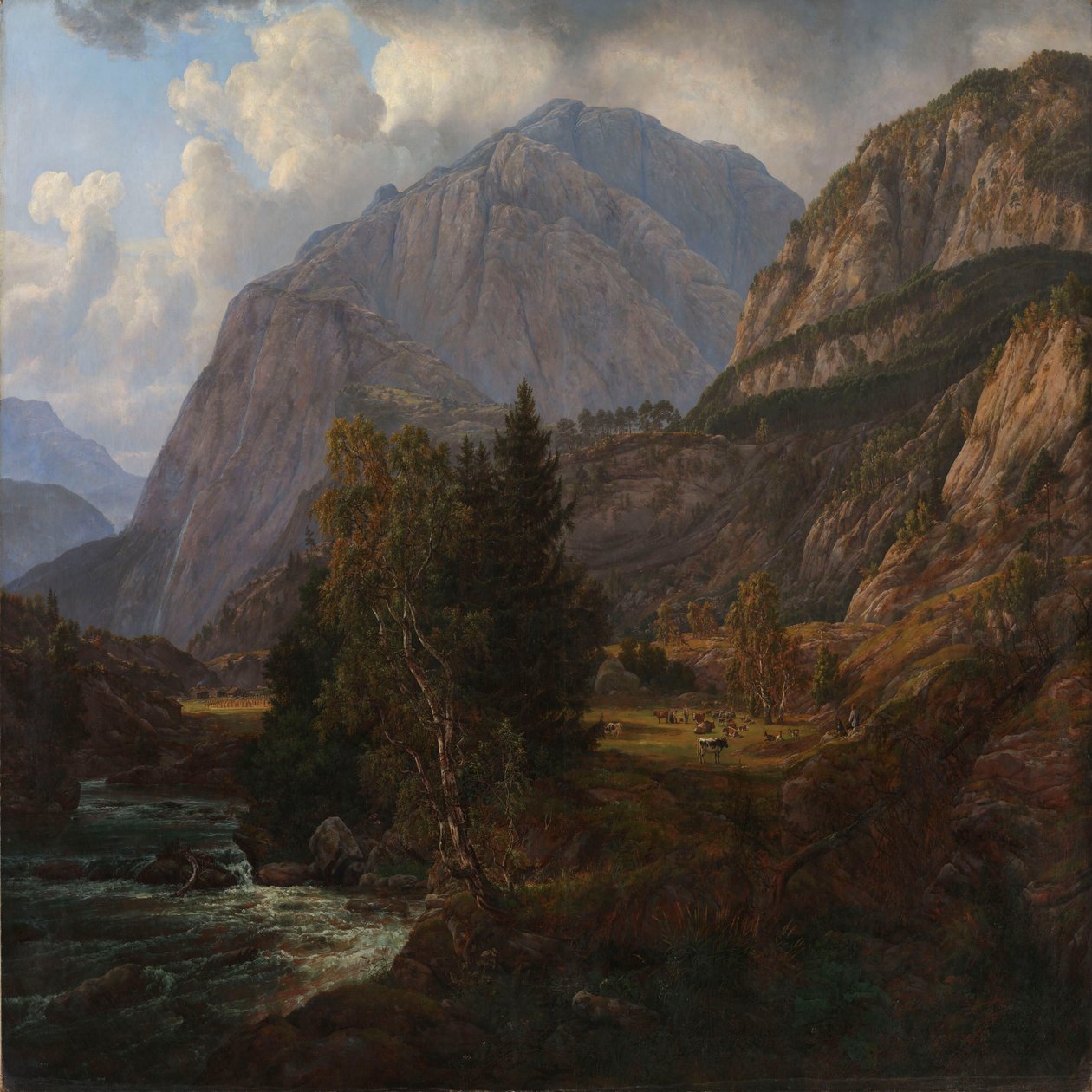 Utsikt over Fortundalen av Johan Christian Dahl