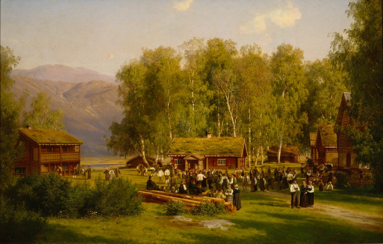 Midtsommerfest av Johan Fredrik Eckersberg