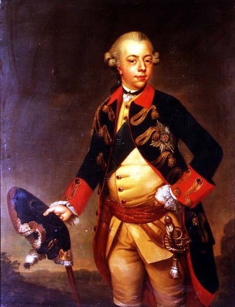 Portrett av William V av Nassau-Dietz, Prince of Orange av Johan Georg