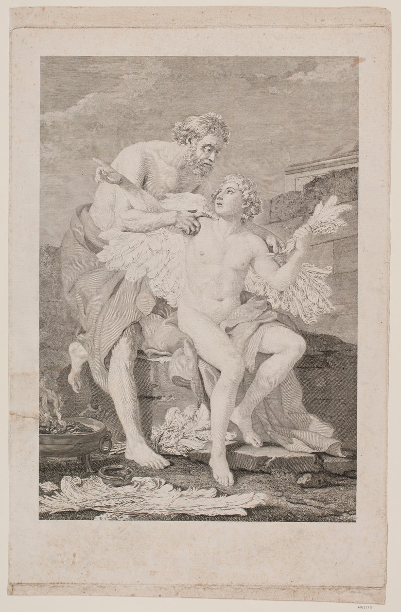 Daedalus og Ikaros av Johan Georg Preisler