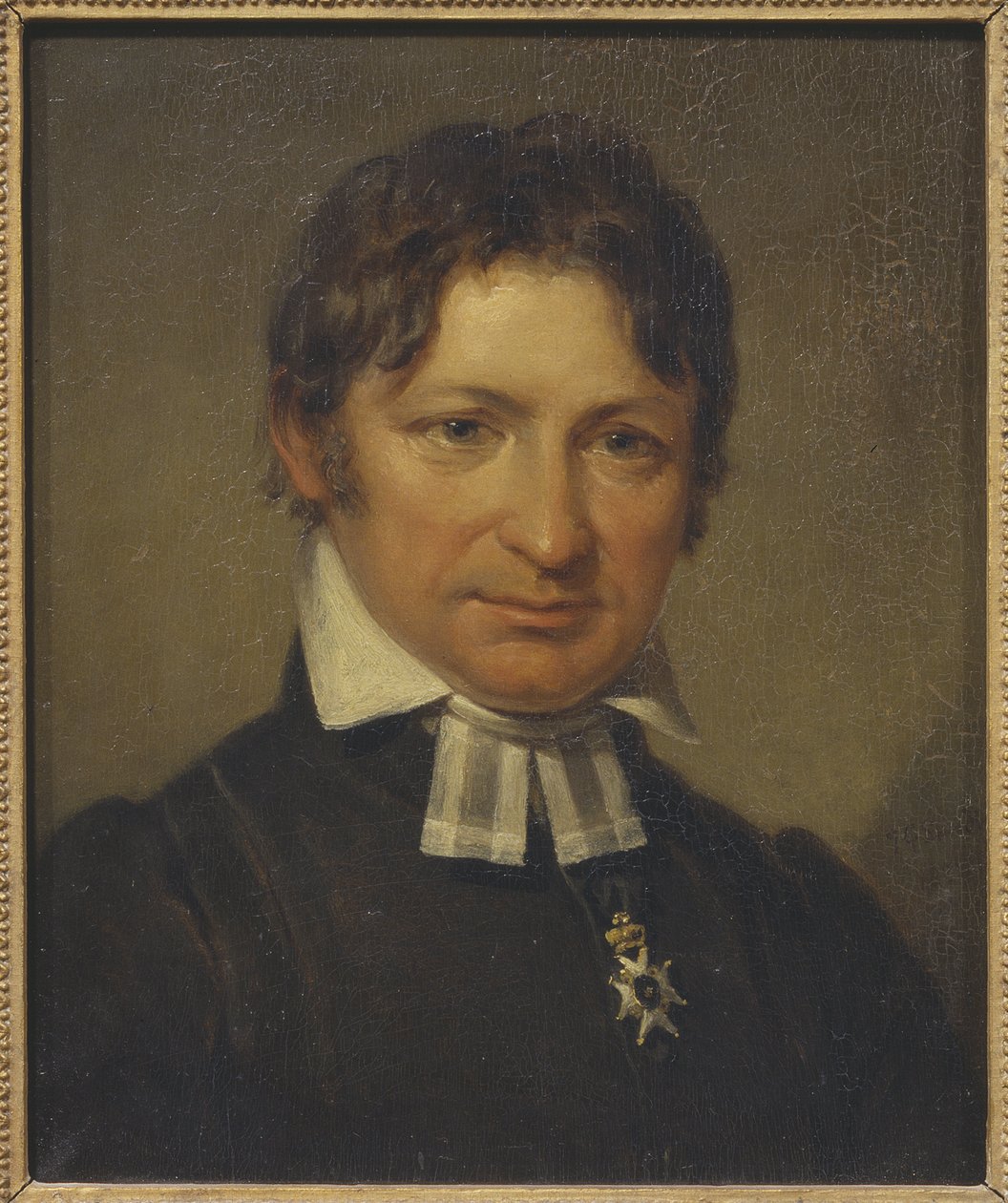Francois Michel Franzen, finsktalende poet og teolog - Portrett av Frans Mikael Franzen av Johan Gustaf Sandberg