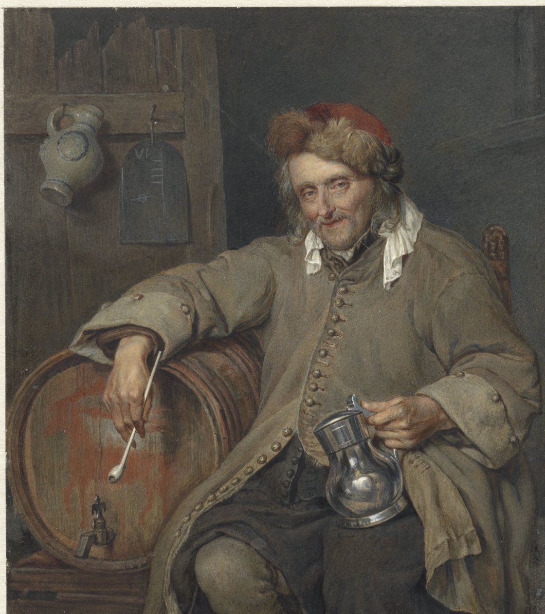 Den gamle drikkeren av Johan Heinrich Neuman