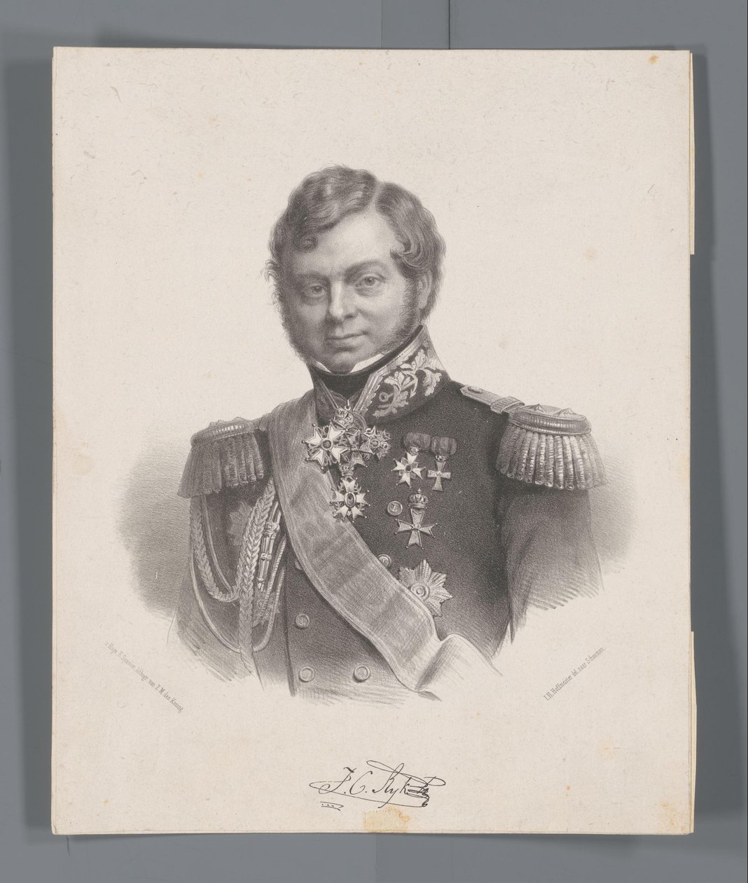 Portrett av Julius Constantine Empire av Johan Hendrik Hoffmeister