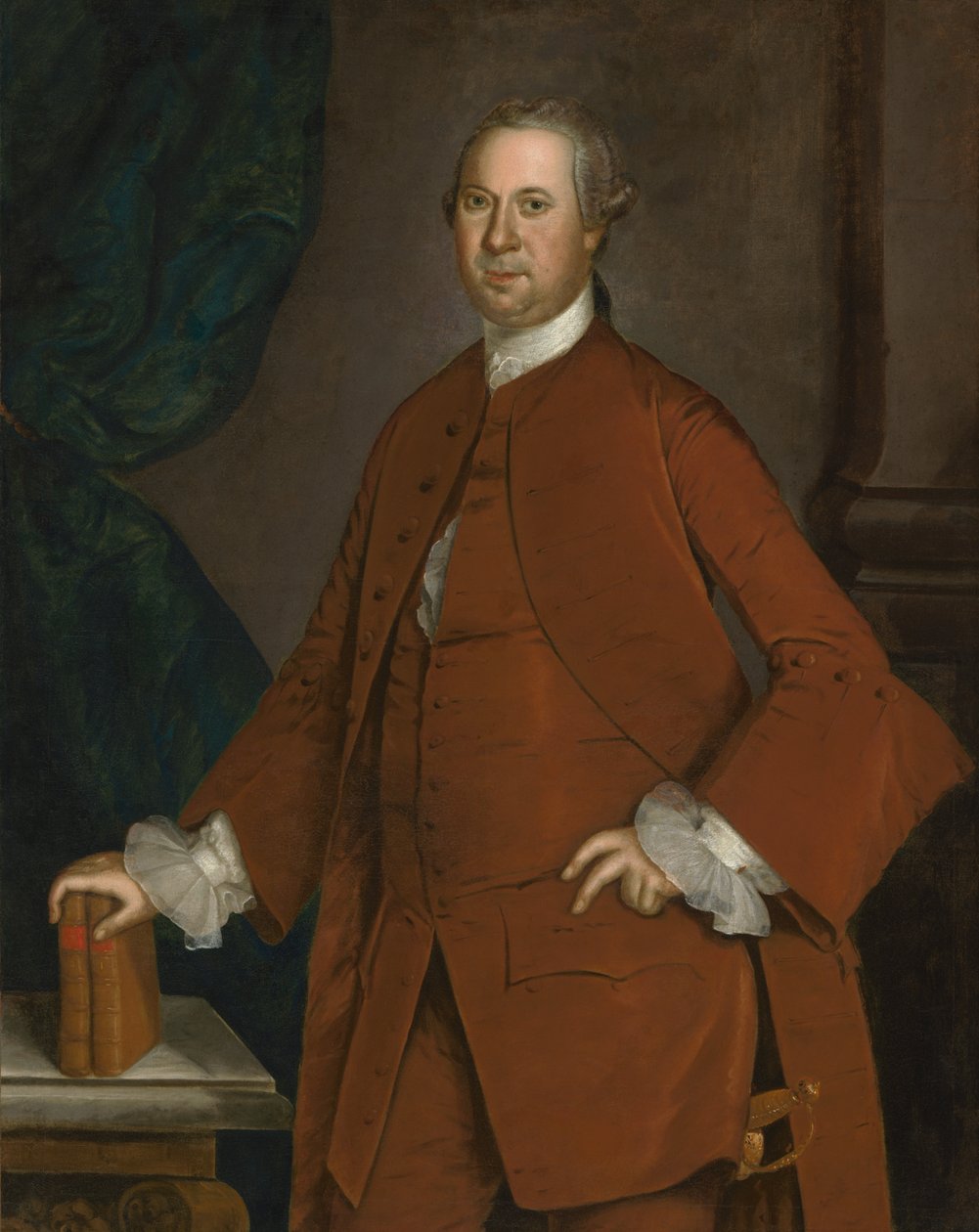 Daniel av St. Thomas Jenifer, ca. 1760-1770. av Johan Hesselius