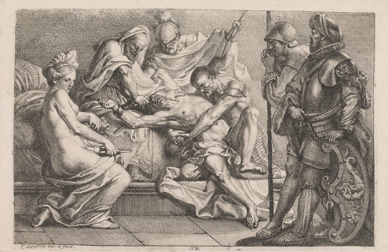 Samson overvunnet av filistrene av Johan Joseph Zoffany