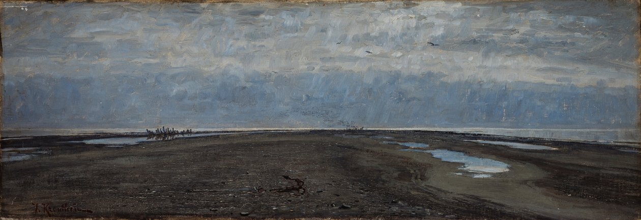 The Skaw Spit. Skagen av Johan Krouthén