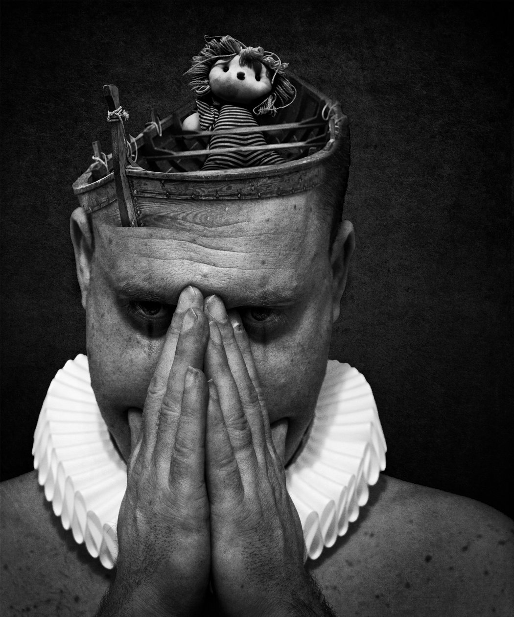 A clowns death (serie), 2014 (fotokunst digital kunst) av Johan Lilja