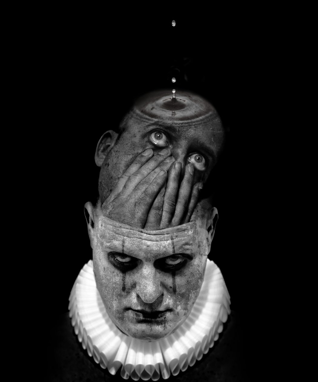 A clowns death (serie), 2014 (fotokunst digital kunst) av Johan Lilja
