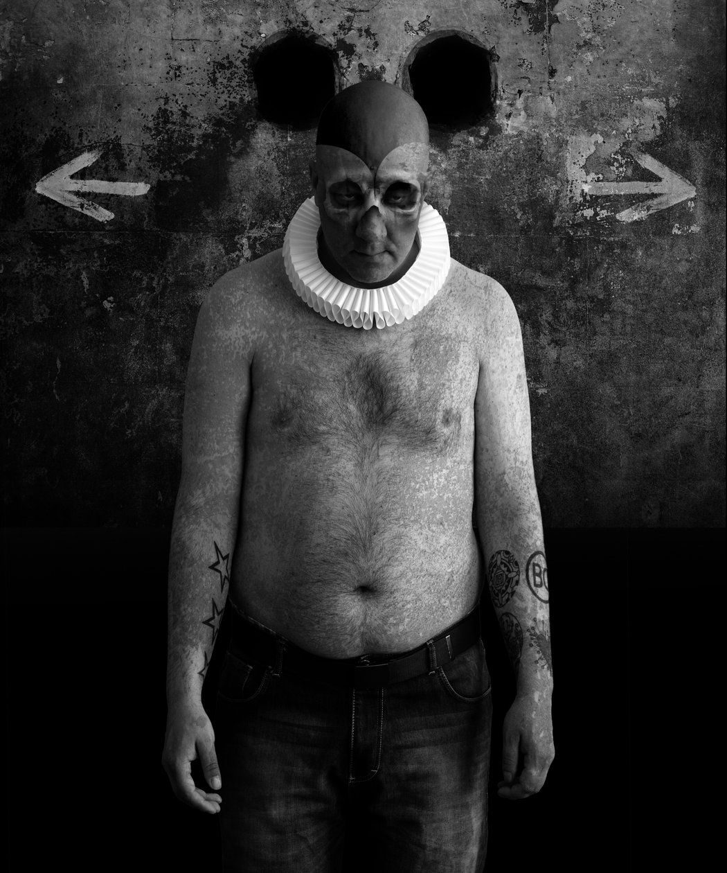A clowns death (serie), 2014 (fotokunst digital kunst) av Johan Lilja
