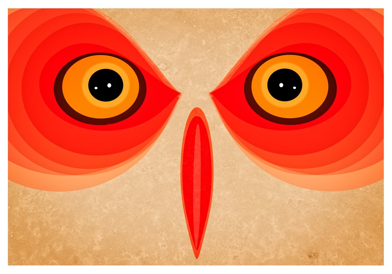 Owl, 2015 (digital kunst) av Johan Lilja