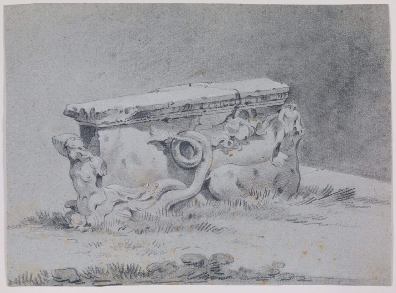 Antik romersk bordstøtte. av Johan Mandelberg