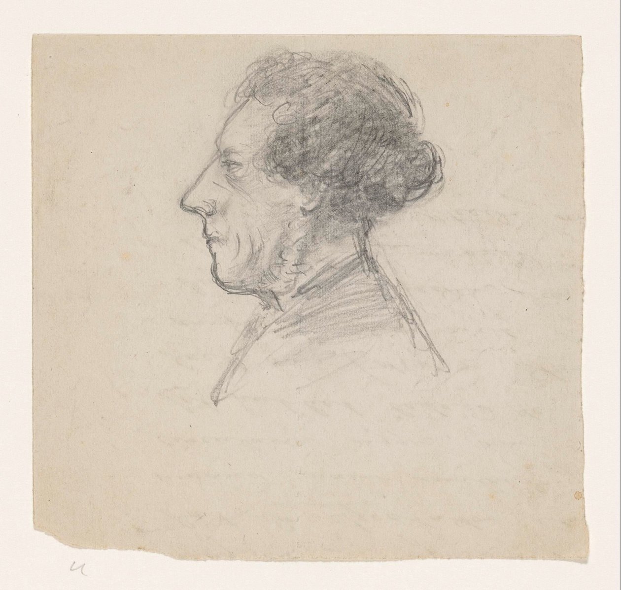 Portrett av ukjent av Johan Michaël Schmidt Crans