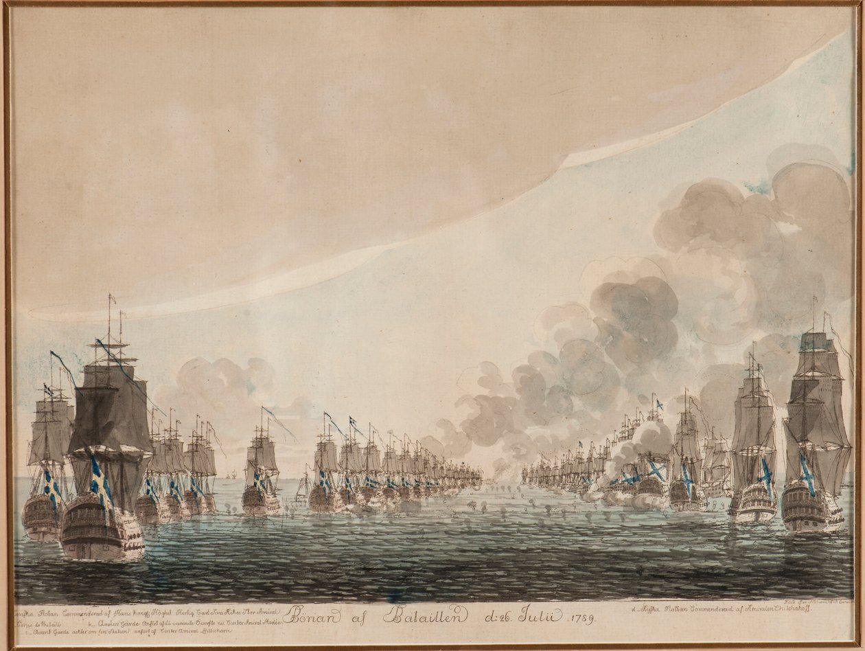 Sjøslaget ved Öland 26. juli 1789. av Johan Petter Cumelin