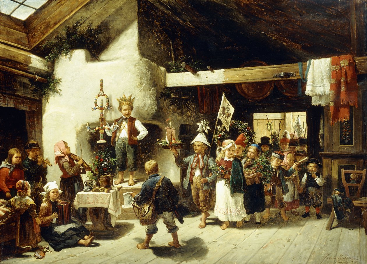 En spesiell feiring, 1877 av Johan Severin Nilson