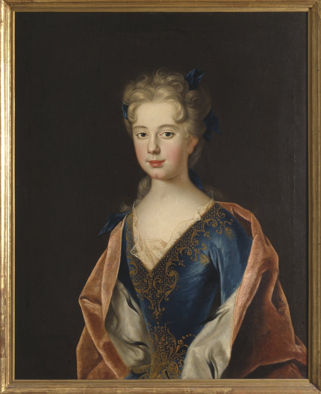 Prinsesse Anne Leszczynska - Portrett av prinsesse Anna Leszczynska (1699-1717), av Starbus, Johan (1679-1724). Olje på lerret av Johan Starbus