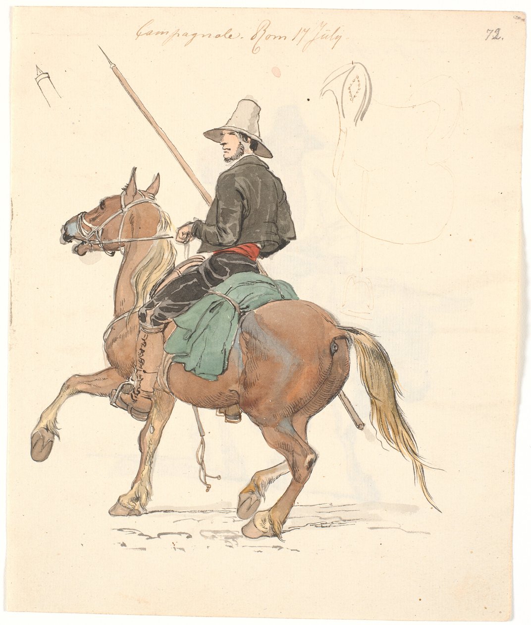 Kampanje for hest av Johan Thomas Lundbye