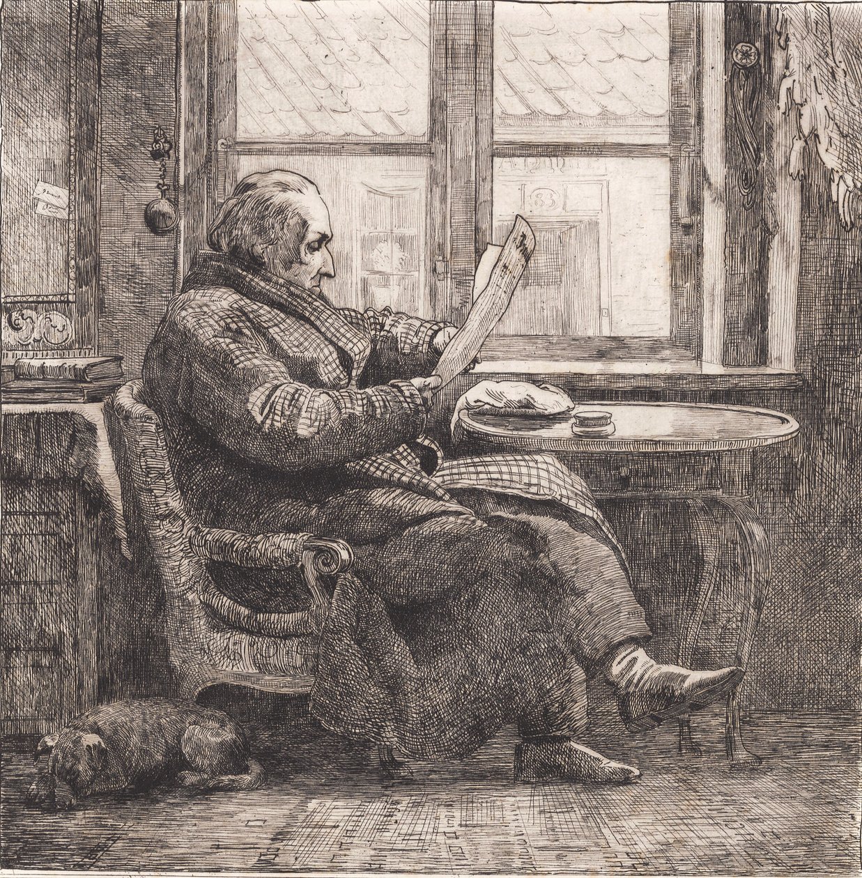 Dommer Emanuel Bonnevie av Johan Thomas Lundbye