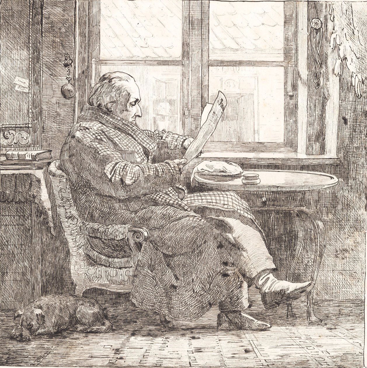Dommer Emanuel Bonnevie av Johan Thomas Lundbye