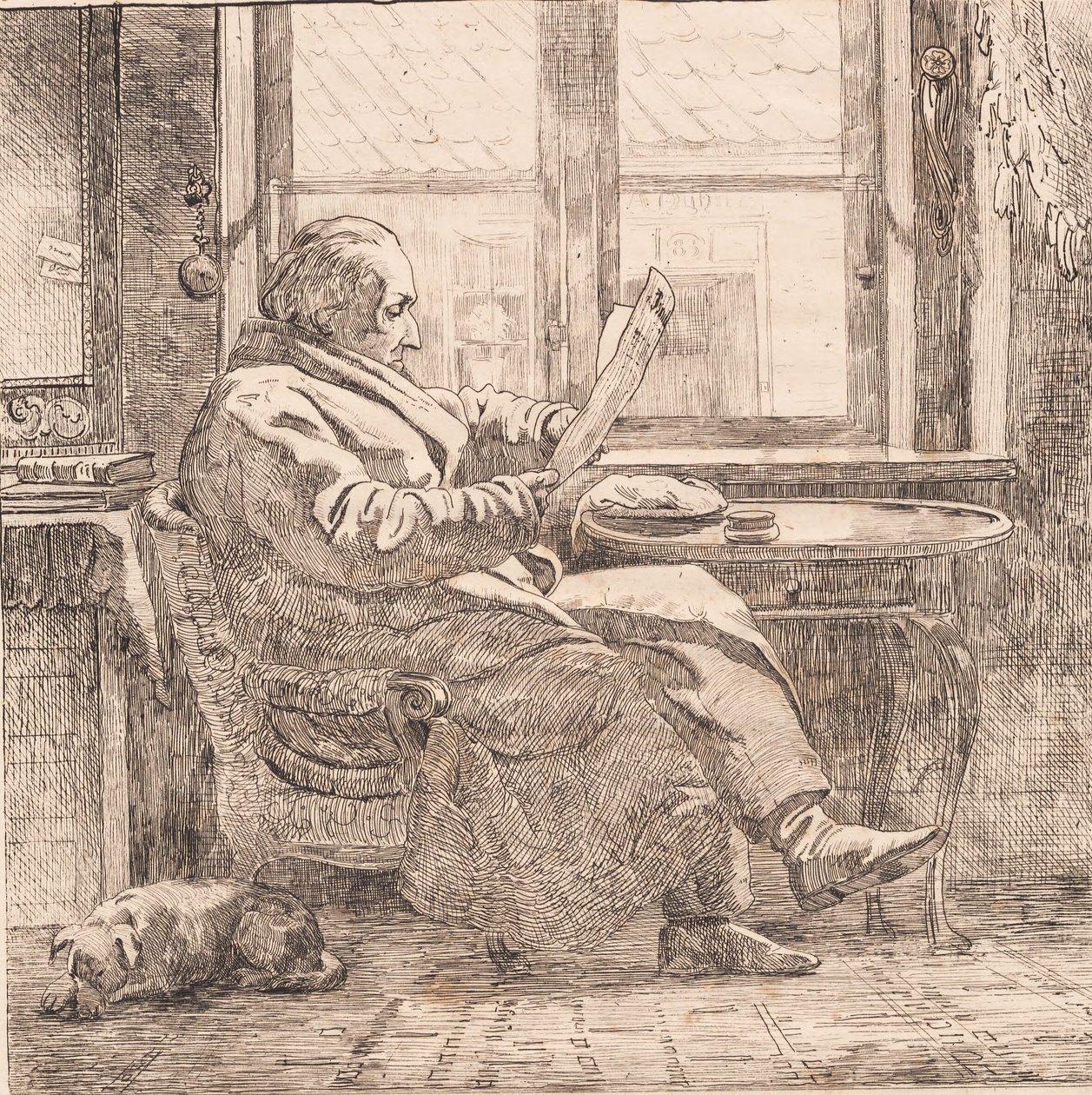 Dommer Emanuel Bonnevie av Johan Thomas Lundbye