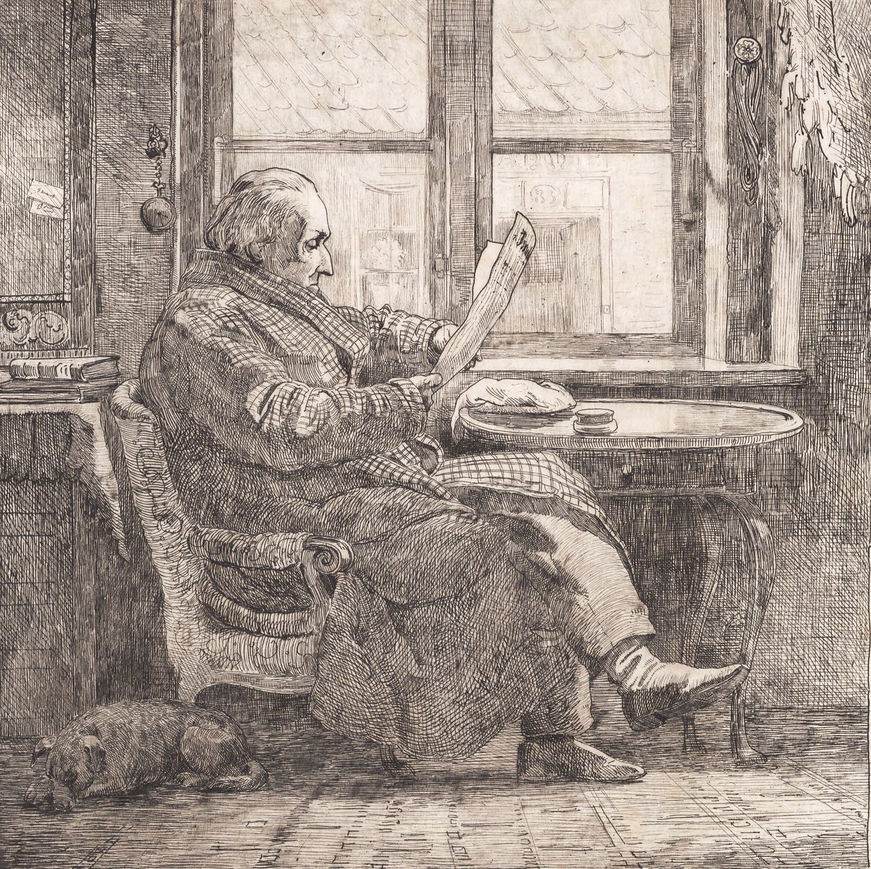 Dommer Emanuel Bonnevie av Johan Thomas Lundbye