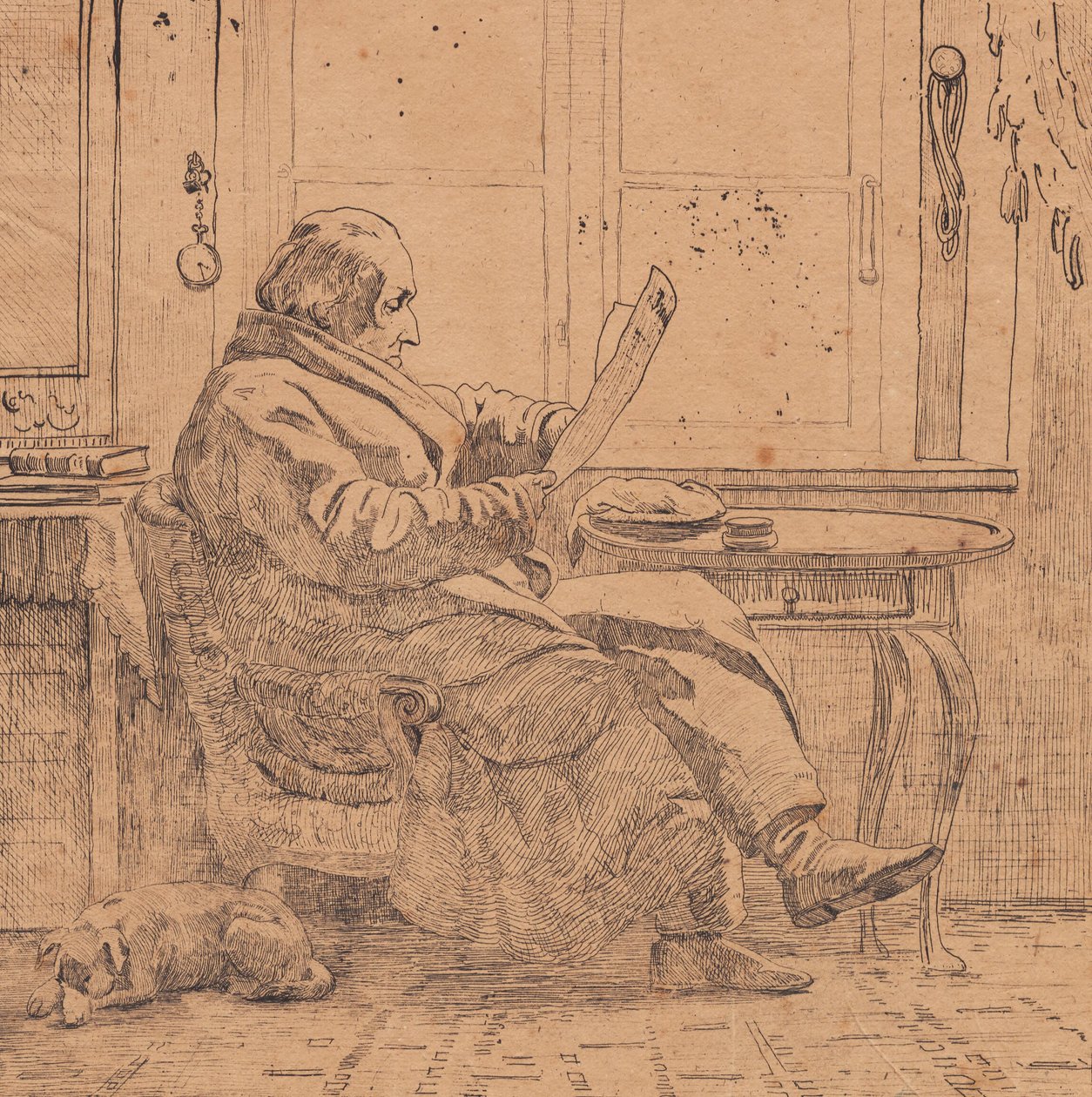 Dommer Emanuel Bonnevie av Johan Thomas Lundbye