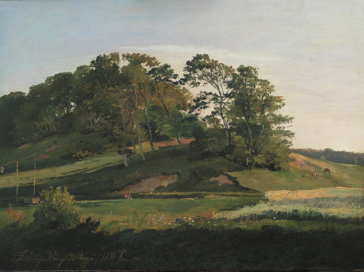 Wooded Hills på Sørupvang av Johan Thomas Lundbye