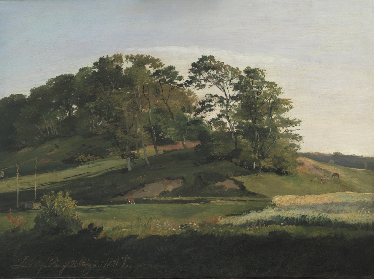 Wooded Hills på Sørupvang av Johan Thomas Lundbye