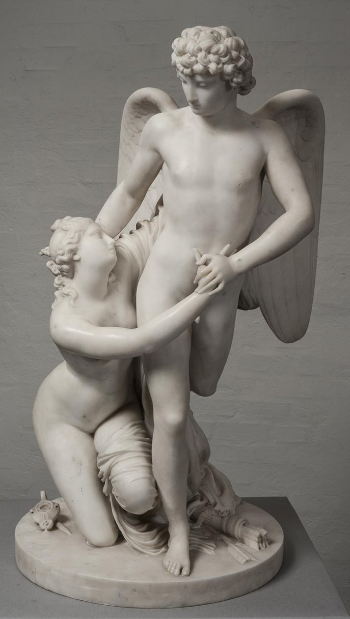Amor og Psyche av Johan Tobias Sergel