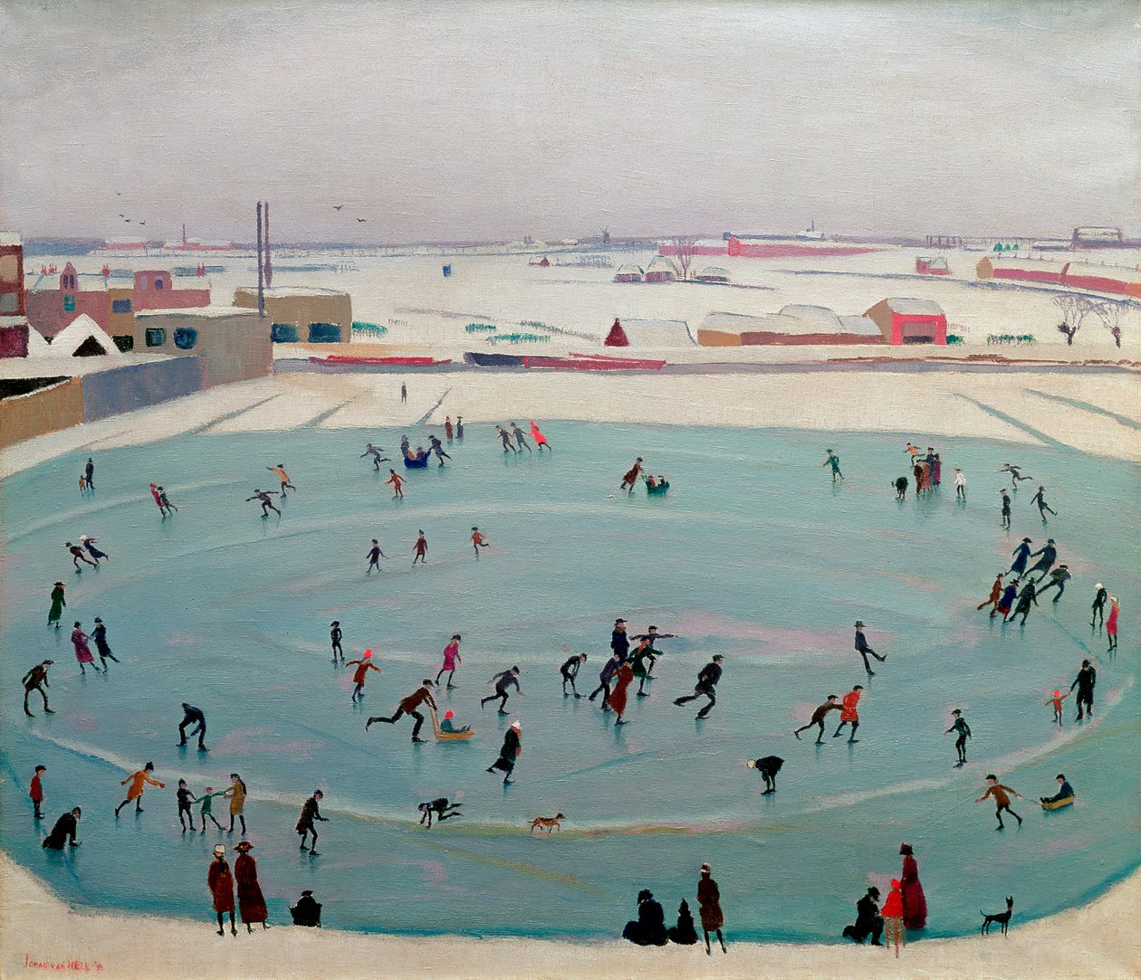 Skatere (skatere) av Johan van Hell