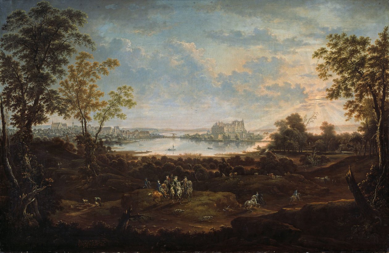 Landskapet i Schwerin av Johann Alexander Thiele