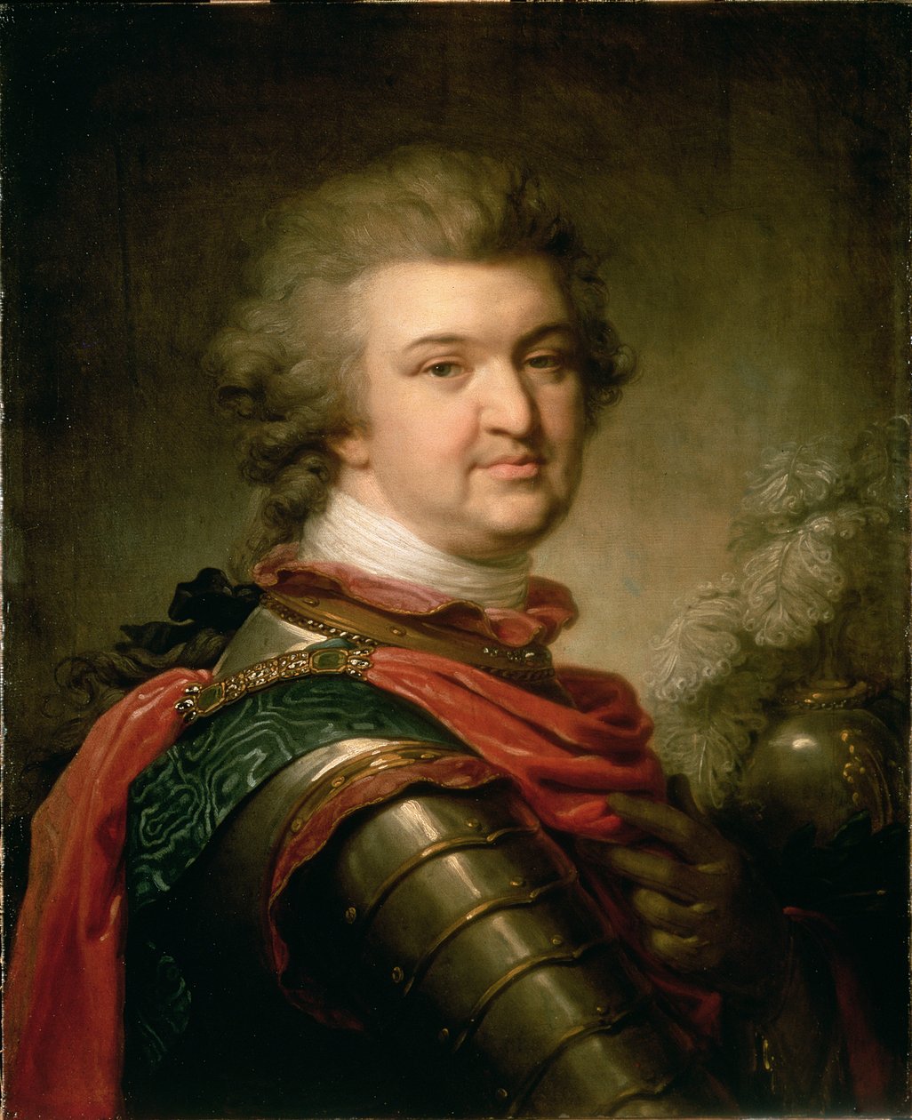 Portrett av prins Grigorij Aleksandrovich Potemkin (1739-91), ca. 1790 av Johann Baptist Edler von Lampi